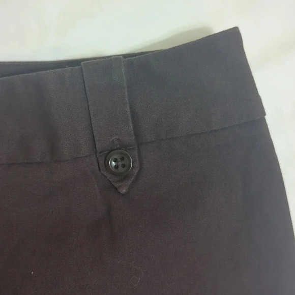 Ann Taylor Mid- Rise Bootcut Trousers, Color Brown Size 4P - Picture 3 of 13
